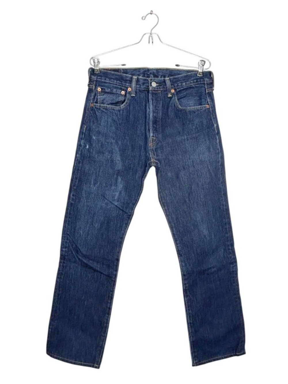 Levi’s 501 Original Fit Straight Leg Jeans Dark Wash Rinse - Men’s 32x29**